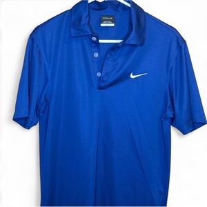 Nike Golf Dri-Fit Blue Performance Polo Shirt Men’s Small